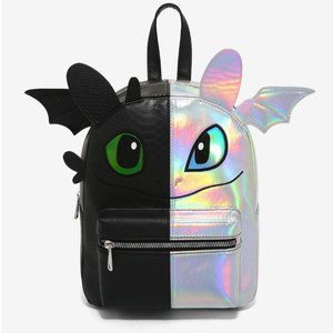 How To Train Your Dragon x Toothless & Light Fury Split Mini Backpack